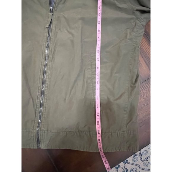Timberland Mens Green Lightweight Canvas Chino Jacket Full Zip sz XL - Picture 5 of 8